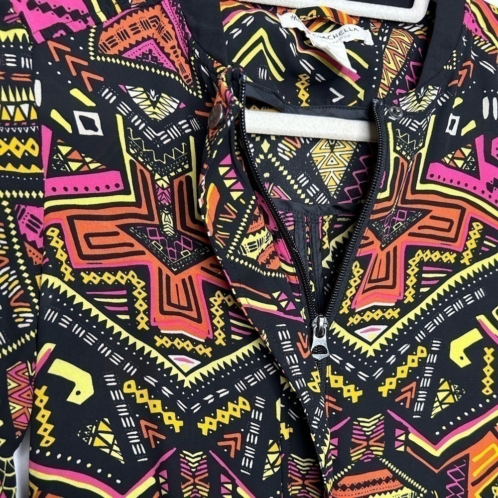 H&m Coachella Geometric Colorful Jacket Size Small / US4 - Picture 3 of 7